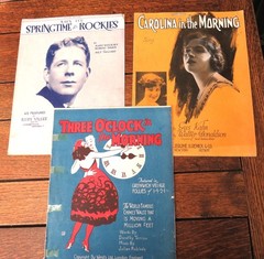 Lot of 10 Sheet Music 1920s Perry Como Star Dust Rudy Vallee My Blue Heaven