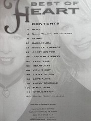 Best of Heart/Guitar and Vocal Music/Play it Like it Is Guitar
