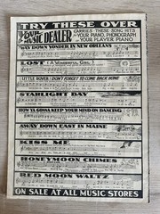 Antique Framed Sheet music