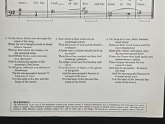 Star Spangled Banner Sheet Music Piano Guitar Vocal Schaum Commemorative 1975