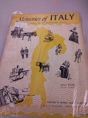 Memories Of Italy Best Loved Song Book – Vintage. (BR1)