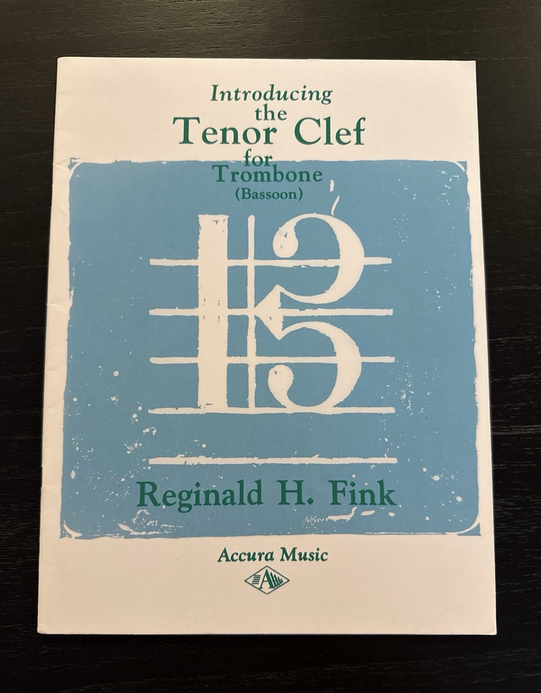 Accura Music Introducing the Tenor Clef for Trombone (Bassoon) Solo Sheet Music