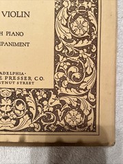Music Book: 1st & 3rd Position Pieces for Violin 1927 Theodore Presser Co. 🔥