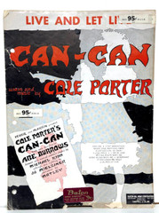 CAN-CAN Cole Porter C&rsquo;EST MAGNIFIQUE Show Vintage Sheet Music 1953
