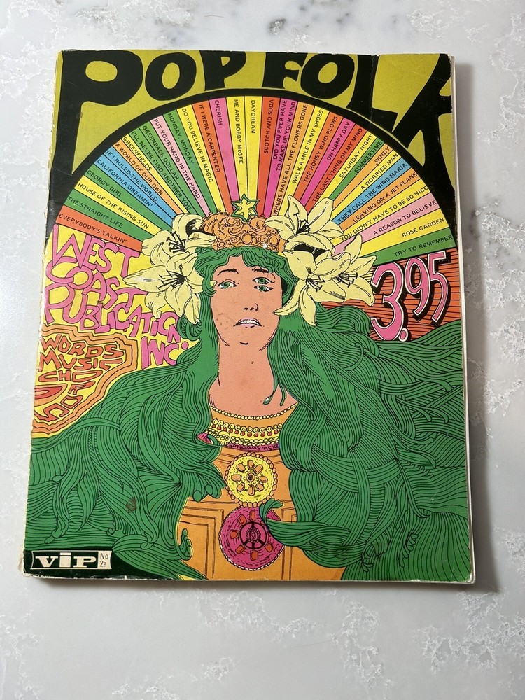Pop Folk – Vintage 1970’s Sheet Music – John L Haag – West Coast Publications