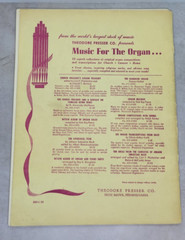 Organ Transcriptions of Favorite Hymns by Clarence Kohlmann 1945 Sheet Music