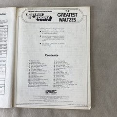 EZ Play Today Hal Leonard Publishing Organ Piano Keyboard #115 Greatest Waltzes