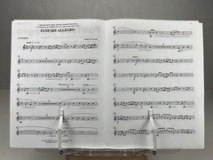 Fanfare Allegro Trumpet Trombone Piano Score & Parts Robert D. Vandall Alfred