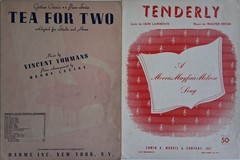 Lot of 40 Vintage 1940s Sheet Music Pieces All G or VG Pkg 2