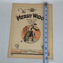 The Merry Widow Waltz for Piano Franz Lehar Sheet Music 1908 Century Music