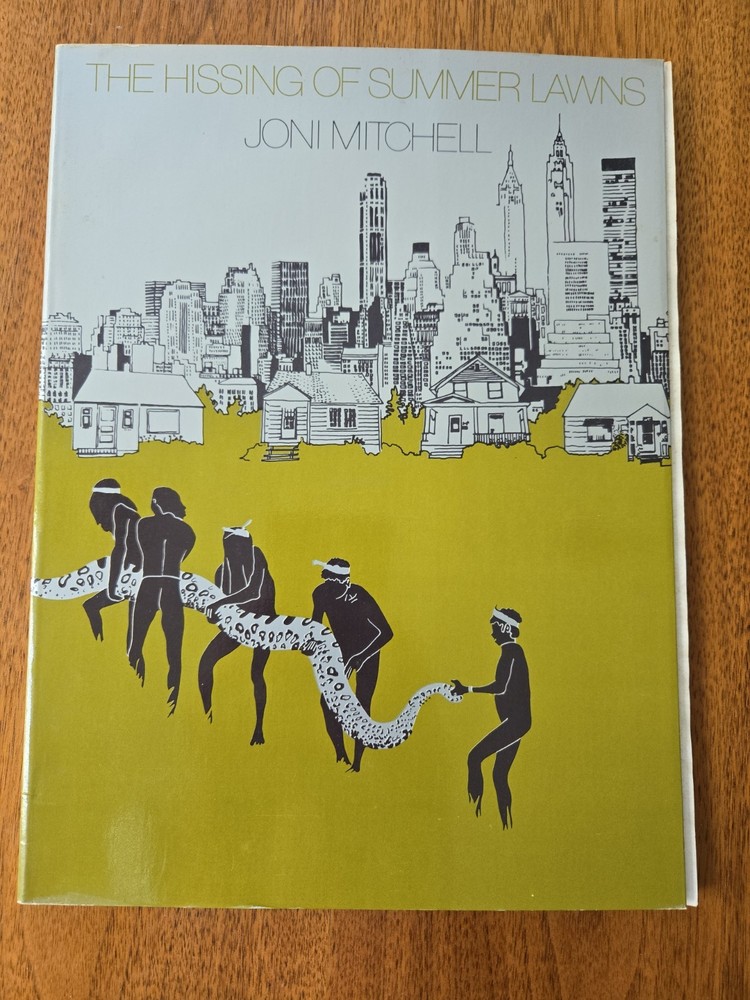 Joni Mitchell – The Hissing of Summer Lawns 1976 sheet music song book songbook