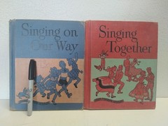 Our Singing World Lot 2 School Children&rsquo;s Sheet Music Song Book 1930