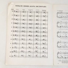 Vintage 1959 Sing Along Play Along Christmas Songs and Tunes Sheet Music Book