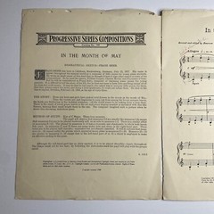 Lot of 8 Progressive Series Studies Compositions; Vintage Sheet Music 1923-1926