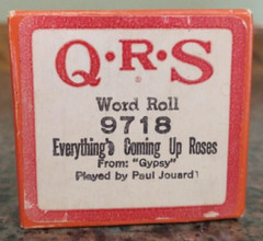 QRS Music Word Player Piano Rolls PICK FROM A LIST – ASSORTED TITLES ALL TESTED