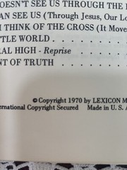 NATURAL HIGH Folk Musical Sheet Music Lexicon Youth Choir Vocalist