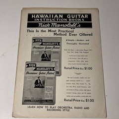 Short’nin’ Bread OLD BLACK JOE 1941 Hawaiian Guitar SHEET MUSIC!