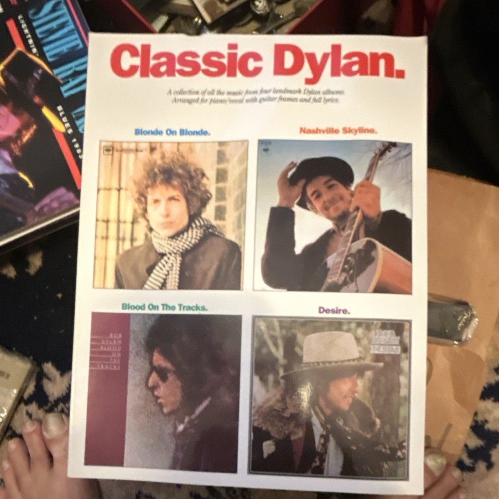 Amsco Publications Classic Dylan Song Book Piano Vocal Guitar Rock AM80185