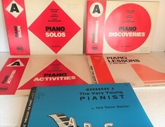 5 LOT NEW Music Song Books for The Young Piano Player From Closing Music Store