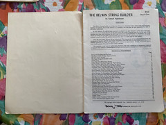 1960 « The Belwin String Builder » Bass Book One EL 1547 By Samuel Applebaum