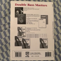 F. Simandl 30 Etudes For The String Bass Carl Fischer Music Book Double Bass