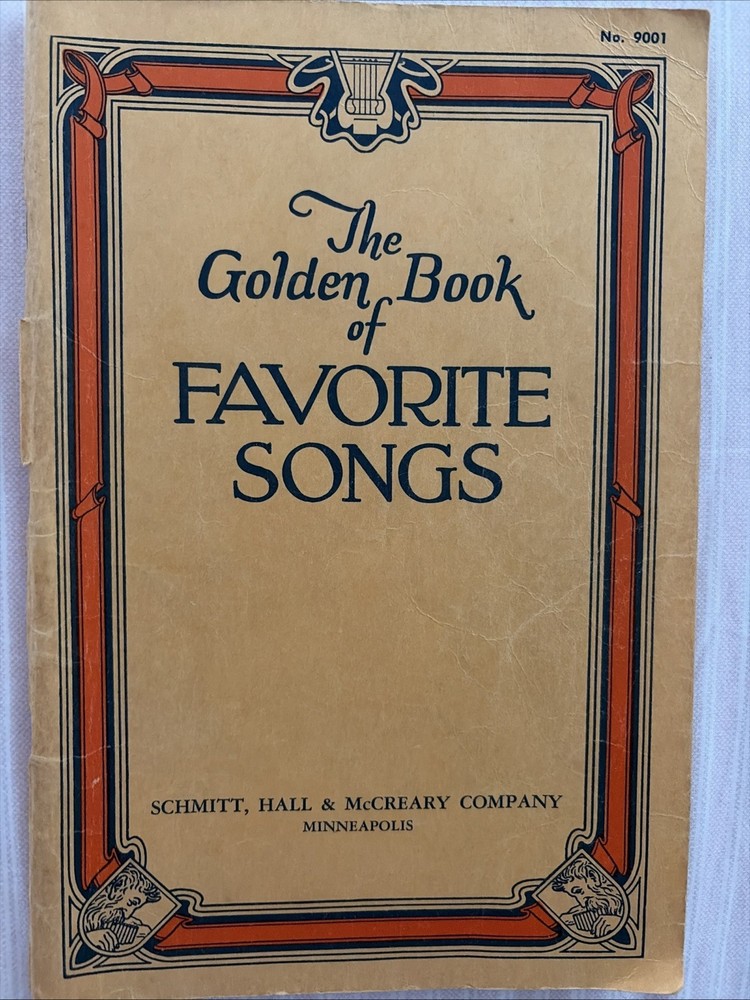 Vintage 1946 Golden Book of Favorite Songs – 128 Pages – Hall & McCreary Co.