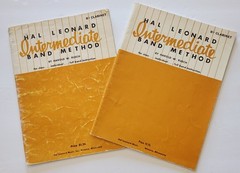 set Of 2! Vintage Hal Leonard Intermediate Band Method Bb Clarinet Books