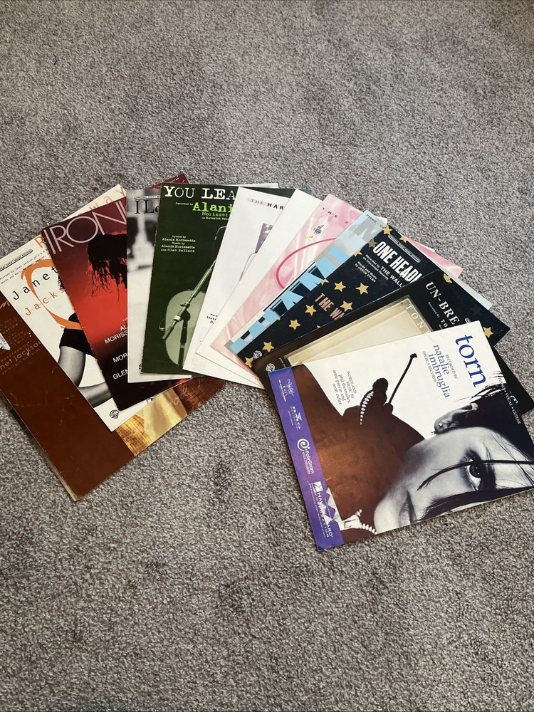 Nostalgic 90’s Pop Piano Guitar Music Sheets Bundle