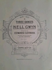 Three Dances Nell Gwyn by Edward German – vintage piano sheet music