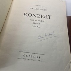 Vintage Edition Peters Grieg Piano Concerto Op 16 A Minor Piano Score Germany