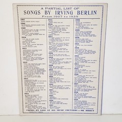 Vintage 1927 Blue Skies Sheet Music Standard Edition by Irving Berlin