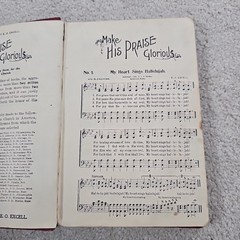 Make His Praise Glorious Hymnal by E. O. Excell 1900 Hardcover Hymns Worship