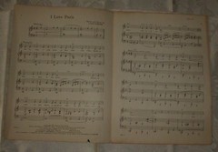 Vintage 1953 Sheet Music – I Love Paris Can-Can