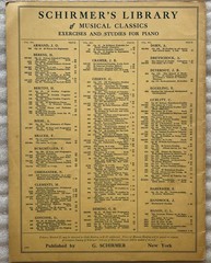 Vintage Schirmer’s Library Vol. 146 Czerny & Vol. 316 Duvernoy – 1893 & 95
