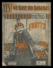 YES WE HAVE NO BANANAS 1923 Italian Dialect Novelty Vintage Sheet Music