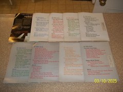 Lot of 9 Sheet Music Magazine All 1982 – 1983 Back Issues
