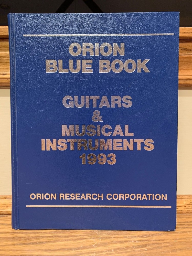 VINTAGE Orion Blue Book For Guitars & Musical Instruments 1993 Price Guide