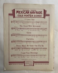 Cole Porter’s “I Love You” from Can-Can 1943 Sheet Music Chappell C1290-5