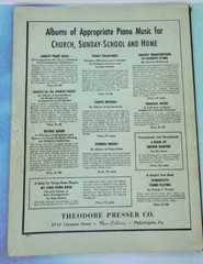 Tranquil Hours Collection Piano-Forte Music Sabbath Diversion 1901 Theodore