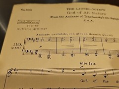 Vintage Sheet Music -God of All Nature – Laurel Octavo 1914 C.C. Birchard & Co