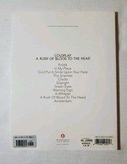 Coldplay A Rush of Blood to the Head Piano Vocal Guitar Chords Sheet Music Book