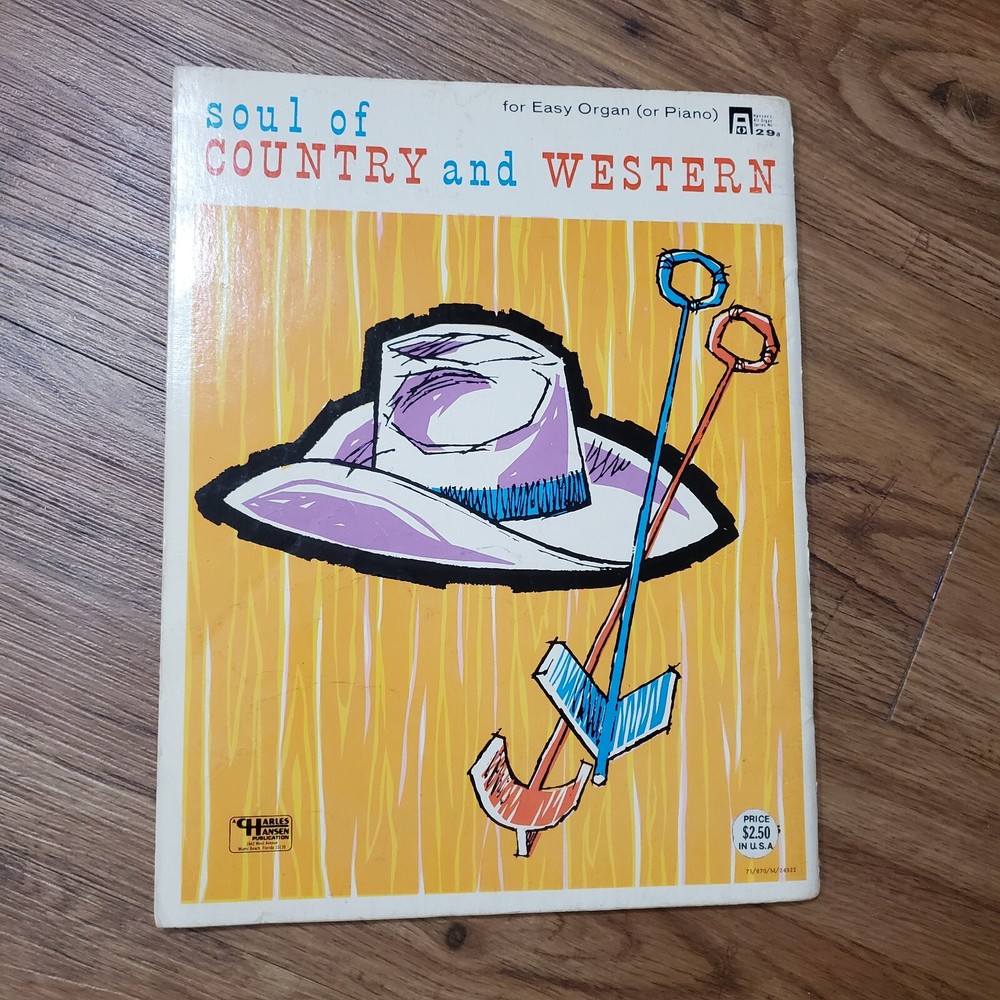 Soul Of Country And Western For Easy Organ Piano Charles Hansen Sheet Music