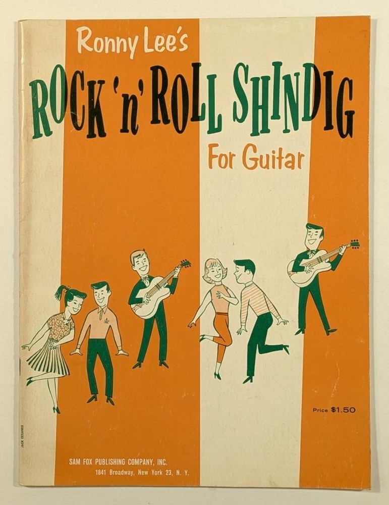 Ronny Lee&rsquo;s Rock &lsquo;n&rsquo; Roll Shindig for Guitar 1966 Sheet Music, Including Surf