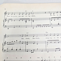 Do You Hear What I Hear Piano Voice Sheet Music Regney Shayne 1962 Christmas Vtg