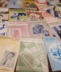 Vintage Early 1940 – 1950s Song Sheet Music lot of 30 Old Standards Show Tunes