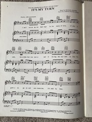 1980 IT&rsquo;S MY TURN Sheet Music MICHAEL DOUGLAS, JILL CLAYBURGH Title Song, Masser