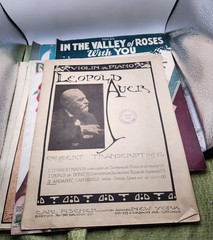 Vintage Sheet Music Assorted Lot Of 10 Used Guitar Ukulele Vocals Piano lyrics