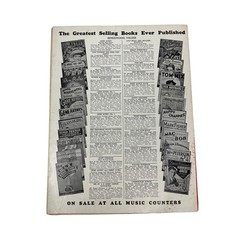 Ah So Pure Sheet Music From the Opera Martha Bob Crosby and Orchestra