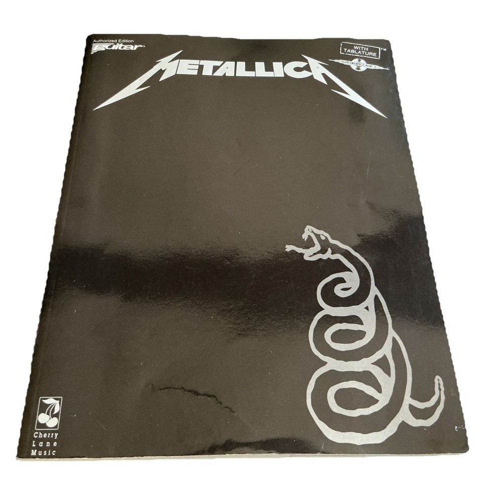 Metallica Guitar Song Book Tabulature Cherry Lane Music Rock