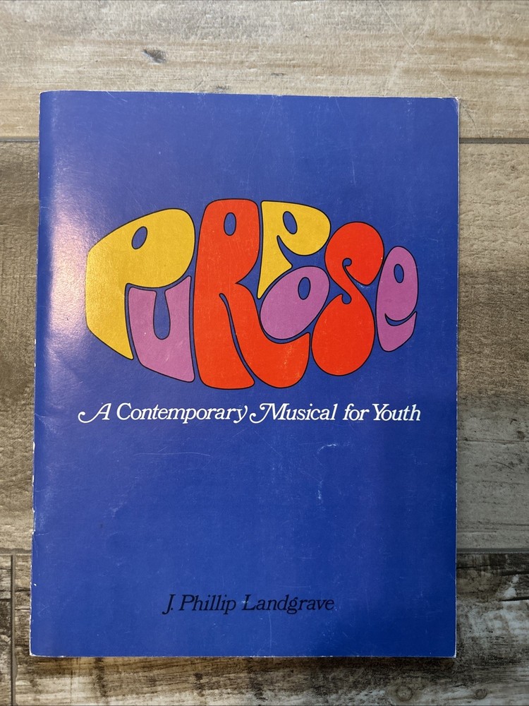 Vintage 1968 J. Phillip Landgrave – Purpose Sheet Music 80 Pages Contemporary
